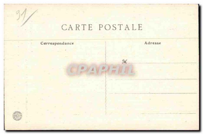 Postcard Old Basilica of Longpont