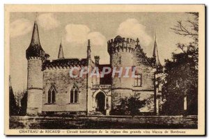 Old Postcard Chateau de Ricaud