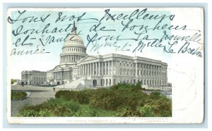 1903 The Capitol Washington DC PMC Baltimore Transit MD Postcard