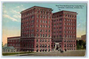 New Twin Building Of The Young Mens Christian Association Atlanta GA Postcard 