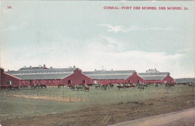 Iowa Des Moines Fort Des Moines Corral