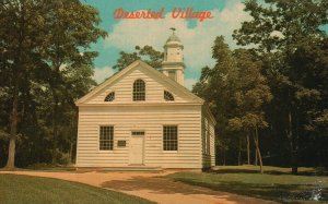 Vintage Postcard Church After Restoration Deserted Village Allaire New Jersey NJ