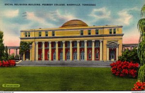 Tennessee Nashville Social Religious Building Peabody College 1943 Curteich