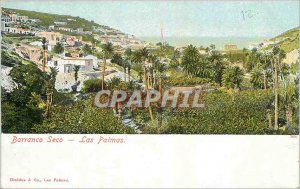 Postcard Old Barranco Seco Las Palmas