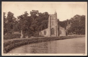 Staffordshire Postcard - Lichfield - St Chad's Church   S293