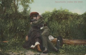 Romance Postcard - Couples - Opportunity Makes The Thief   RS22366