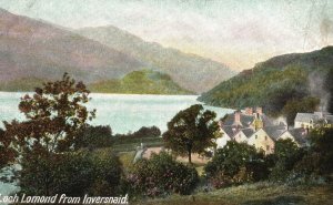 Vintage Postcard 1910's Loch Lomond From Inversnaid Trossachs Scotland UK