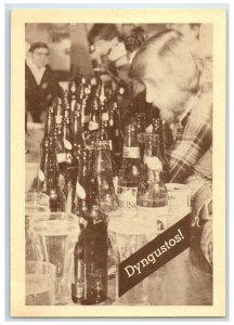 c1940's Dyngustos! Men Drinking Beers Dyngus Day Champ South Bend IN Postcard