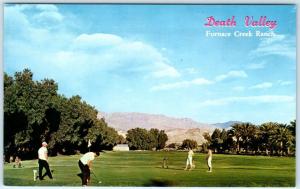 DEATH VALLEY, California  CA    GOLF COURSE at FURNACE CREEK RANCH   Postcard