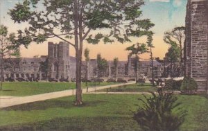 Campus North From The Union Duke Universit Durham North Carolina Handcolored ...