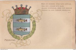 Coat of Arms , Medelpad , Sweden , 1899