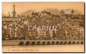 CARTE Postale Old Menton Old Town