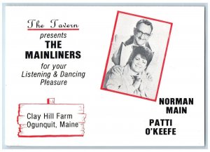 c1940 The Tavern Mainliners Clay Hill Farm Norman Patti Ogunquit Maine Postcard
