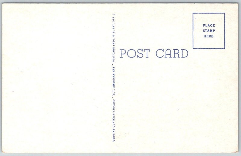 Bryan Ohio 1950s Postcard Garver Park