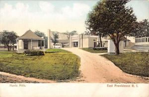 East Providence Rhode Island Hunts Mills Street Scene Antique Postcard K23511