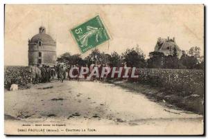 Old Postcard Pauillac Chateau la Tour hitch (good animation)