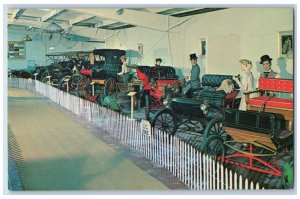 c1950's A Group of Early Cars at Stone Mountain Memorial Park GA Postcard 