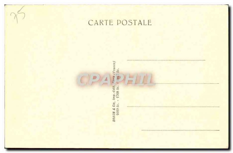 Old Postcard Paris Musee Du Louvre Vase Vase Bergamo crater Borghese