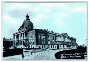 c1910's Massachusetts State Capitol Exterior Boston MA Unposted Vintage Postcard 