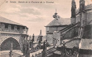 Detalle de la Cresteria de la Catedral Toledo Spain Unused 