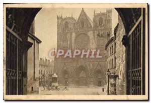 Old Postcard Lyon Saint Jean Cathedral