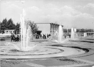 B36034 Herzlich Willkommen Erfurt Wasserspiele mit Empfangshalle   germany