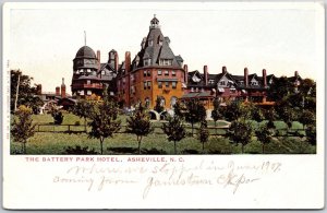 The Battery Park Hotel Asheville North Carolina Plants & Grounds View Postcard