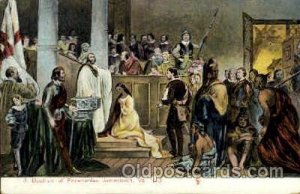 Baptism of Pocahontas 1613, Jamestown, Virginia, VA USA American History Unused 