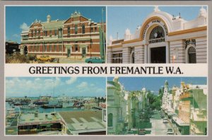 Australia Postcard - Greetings From Freemantle, Western Australia  RR21466