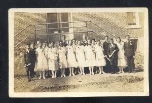 RPPC STOVER MISSOURI MO. 1915 HIGH SCHOOL CLASS REAL PHOTO PHOTOGRAPH