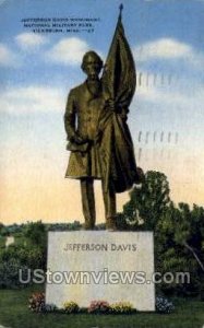 Jefferson Davis Monument in Vicksburg, Mississippi