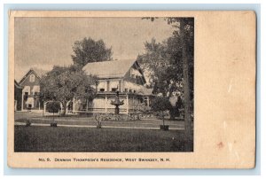 c1905 Denman Thompson Residence West Swanzey New Hampshire NH Postcard