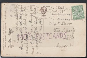 Family History Postcard - Davis - The Liberty, Wells, Somerset   RF3825