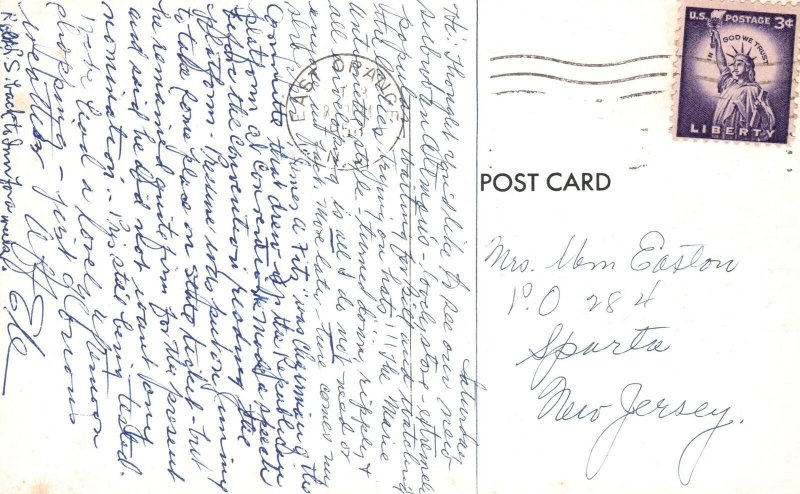Vintage Postcard 1958 B. Altman & Company Short Hills Morris Turnpike New Jersey