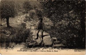 CPA PONT-AVEN - Les Bords de l'Aven au Moulin du Plessis (206779)