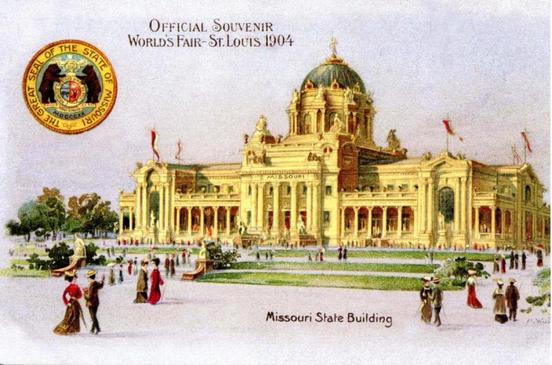 MO - St. Louis. 1904 World's Fair, Missouri State Building  (Reproduction)