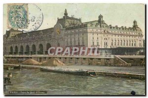 Old Postcard Paris Gare du Quai d'Orsay