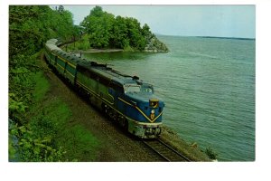 The Laurentian, Railway Train, Lake Champlain, Port Henry, New York,