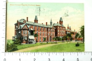 C.1910 Maine General Hospital Portland, Maine Cancelled 1¢ US Parcel Post P36