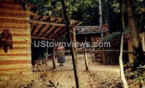 Oconaluftee Indian Village in Cherokee, North Carolina