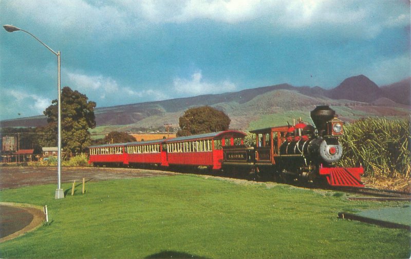 Hawaii Lahaina-Kaanapali & Pacific Railroad Chrome Postcard Unused