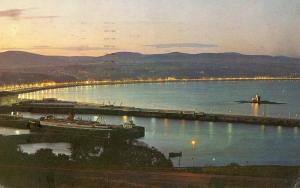 UK -  Isle of Man, Douglas. The Bay at Night