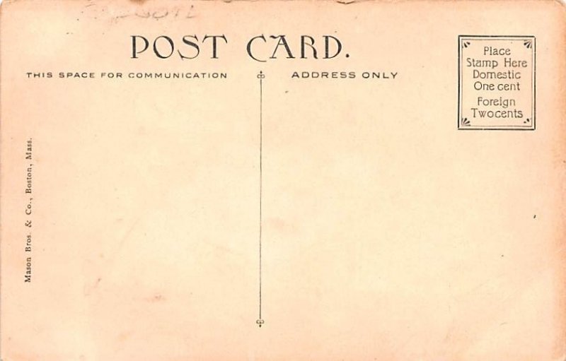 Mausoleum Forest Park - Springfield, Massachusetts MA Postcard