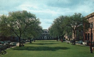 Vintage Postcard 1957 View of The Quadrangle Springfield Massachusetts MA