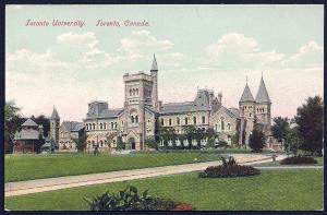 Toronto University Toronto Canada unused c1910