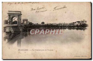 Old Postcard Beaucaire General View from Terascon