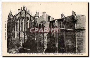 Old Postcard Poitiers Bedside the Hall of Lost Steps of the Palace of Justice...