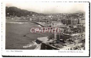 Postcard Old San Sebastian del Barrio Ensanche Gros