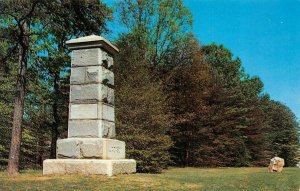 Virginia VA   CONFEDERATE STONEWALL JACKSON MONUMENT Civil War Battle  Postcard