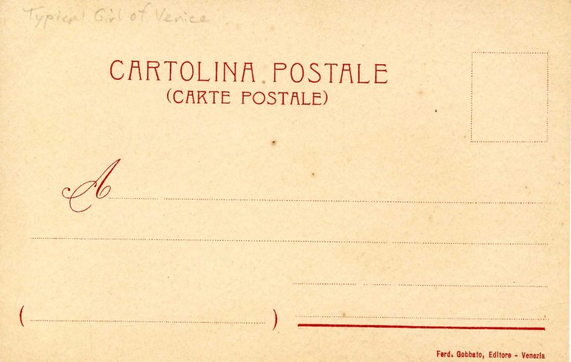 Typical Girl of Venice